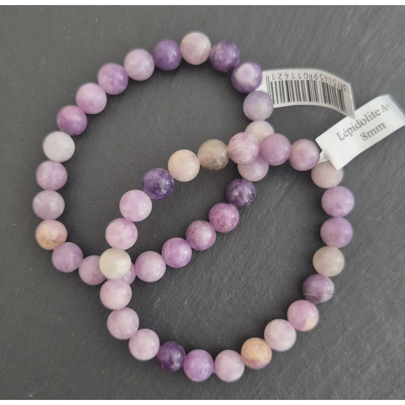 BRACELETS EN LEPIDOLITE